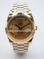 Rolex DayDate Champagne Roman Dial Yellow Gold 40MM BP