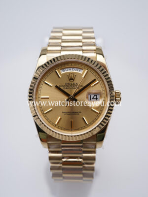 Rolex DayDate Champagne Dial Yellow Gold 36MM BP