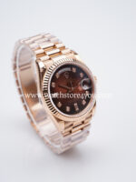 Rolex DayDate Brown Ombre Dial Rose Gold 36MM BP