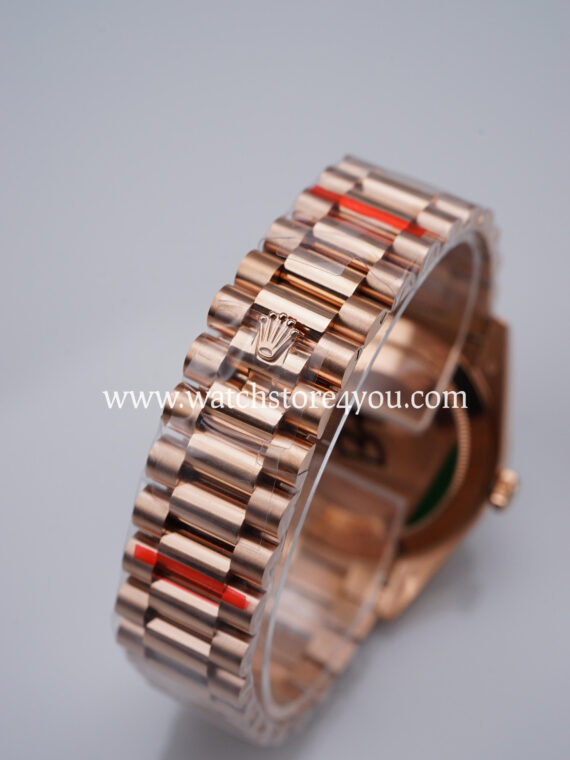 Rolex DayDate Brown Hive Dial Rose Gold 40MM BP