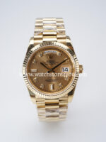 Rolex DayDate Champagne Diamond Dial Yellow Gold 36MM BP