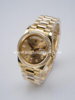 Rolex DayDate Champagne Diamond Dial Yellow Gold 36MM BP