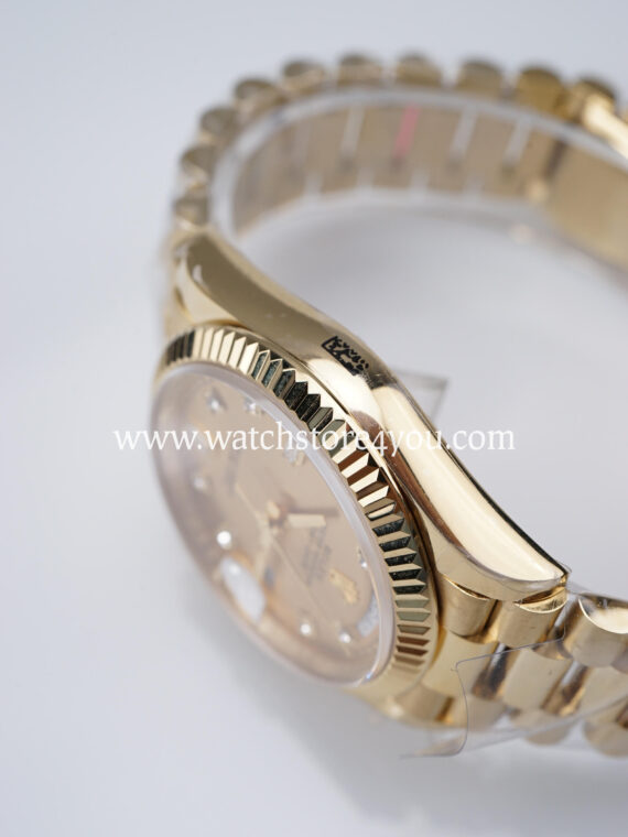 Rolex DayDate Champagne Diamond Dial Yellow Gold 36MM BP