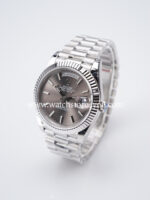 Rolex DayDate Rhodium Grey Dial White Gold 40MM BP