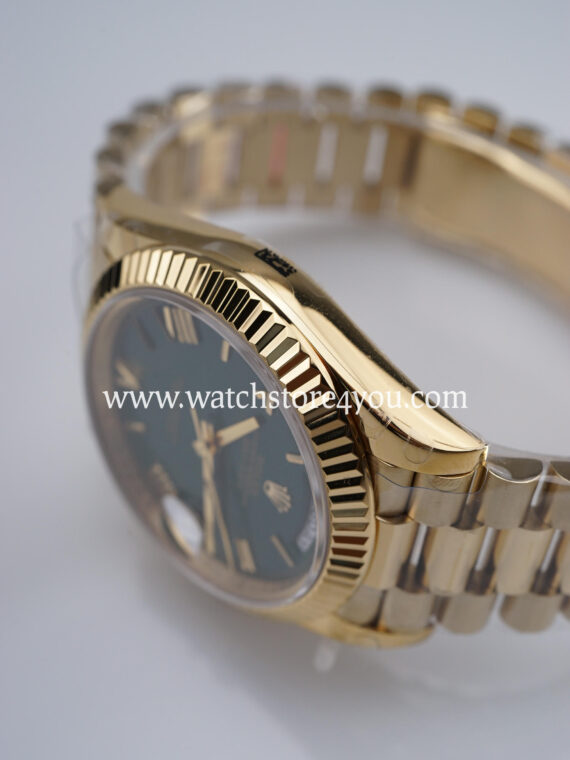 Rolex DayDate Green Roman Dial Yellow Gold 40MM BP