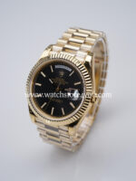 Rolex DayDate Black Hive Dial Yellow Gold 40MM BP