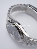 Rolex DateJust Blue Motif Dial Fluted Jubilee 41MM BP