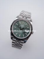 Rolex DateJust Mint Green Dial Fluted Jubilee 41MM BP