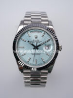 Rolex DayDate Ice Blue Hive Dial Platina 40MM BP