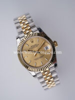 Rolex DateJust Champagne Dial Fluted Jubilee Bi Color Yellow Gold 31MM BP