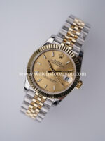 Rolex DateJust Champagne Dial Fluted Jubilee Bi Color Yellow Gold 31MM BP