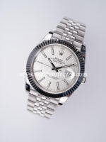 Rolex DateJust Silver Dial Fluted Jubilee 41MM BP