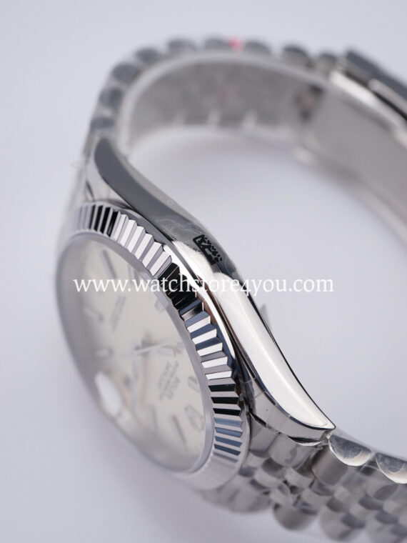 Rolex DateJust Silver Dial Fluted Jubilee 41MM BP