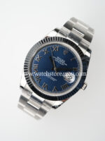 Rolex DateJust Azzuro Blue Fluted Oyster 41MM BP