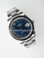 Rolex DateJust Azzuro Blue Fluted Oyster 41MM BP