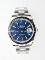 Rolex DateJust Blue Dial Fluted Oyster 41MM BP