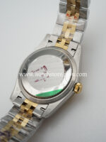 Rolex DateJust Green Roman Diamond Dial Fluted Jubilee Bi Color Yellow Gold 31MM BP