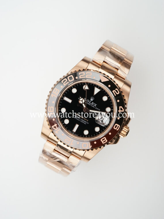 Rolex GMT Master II Rootbeer Oyster Rose Gold 40MM BP