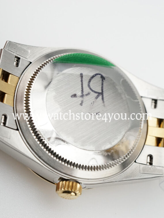 Rolex DateJust Green Diamond Dial Fluted Jubilee Bi Color Yellow Gold 31MM BP