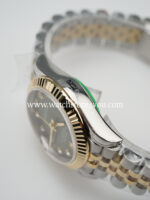 Rolex DateJust Green Diamond Dial Fluted Jubilee Bi Color Yellow Gold 31MM BP