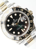 Rolex GMT Master II Black Oyster Bi Color Yellow Gold 40MM BP