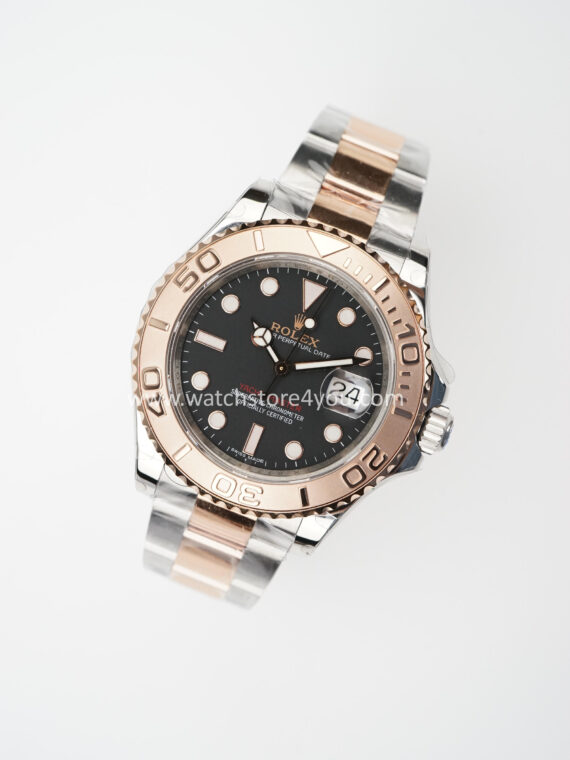 Rolex Yacht-Master Black Bi Color Rose Gold 40MM BP