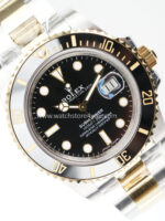 Rolex Submariner Black Bi Color Yellow Gold 40MM BP