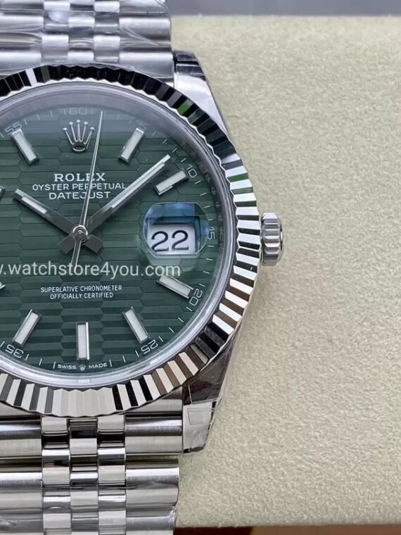 Rolex Datejust Mint Green Motif Jubilee 41MM VSF Factory