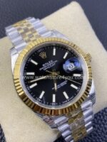 Rolex Datejust Black Jubilee Bi Color Yellow Gold 41MM VSF Factory