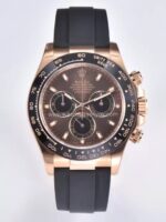 Rolex Cosmograph Daytona Chocolate Rose Gold Oysterflex Clean Factory