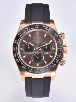 Rolex Cosmograph Daytona Chocolate Rose Gold Oysterflex Clean Factory