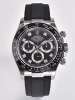 Rolex Cosmograph Daytona Black Diamond Oysterflex Clean Factory