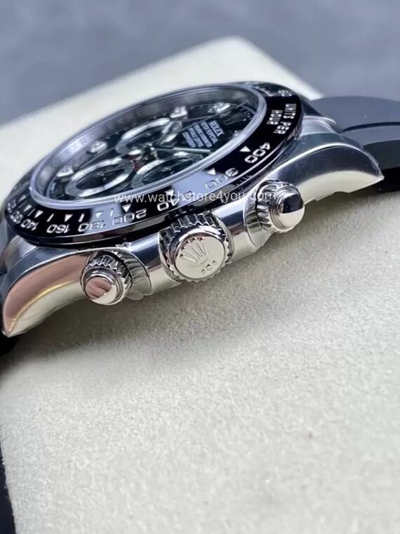 Rolex Cosmograph Daytona Black Diamond Oysterflex Clean Factory