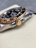 *NEW* 3285 Rolex GMT-Master II Rootbeer Bi Color Rose Gold 40MM Clean Factory