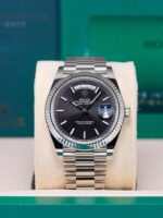 *Heavy Edition V4* Rolex Daydate Black White Gold Tungsten Steel 40MM GM Factory