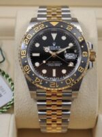 *NEW* 3285 Rolex GMT-Master II GRNR Bi Color Yellow Gold 40MM Clean Factory