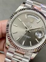 *Heavy Edition V4* Rolex Daydate Grey White Gold Tungsten Steel 40MM GM Factory