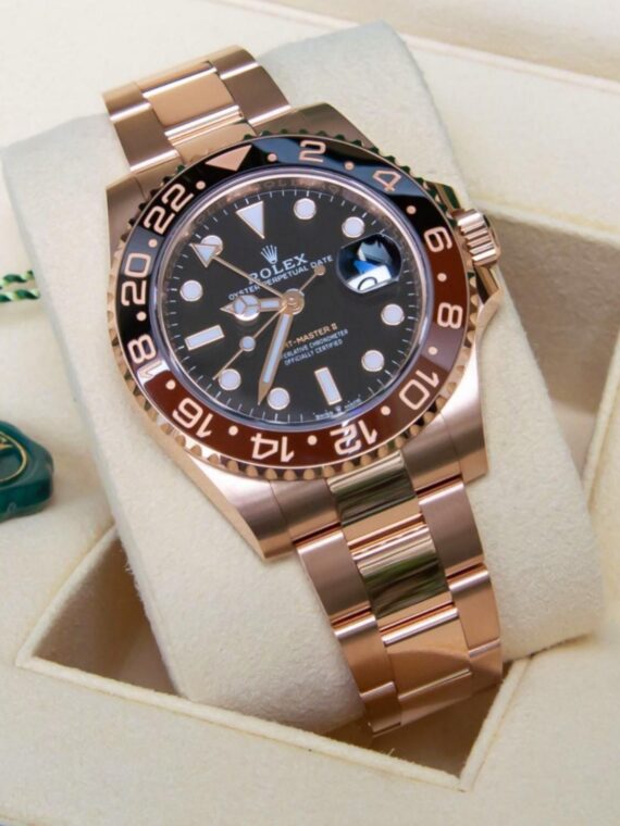 *NEW* 3285 Rolex GMT-Master II Rootbeer Full Rose Gold 40MM Clean Factory