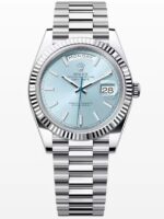 *Heavy Edition V4* Rolex Daydate Ice Blue Platina Tungsten Steel 40MM GM Factory