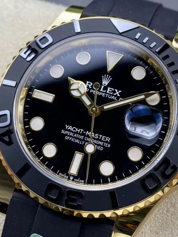 *HEAVY EDITION* Rolex Yacht-Master Yellow Gold Oysterflex 42MM ARF Factory