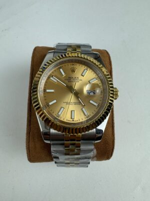 Rolex Datejust Champagne Bi Color Yellow Gold Jubilee 41MM AAA