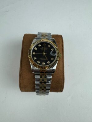 Rolex Lady Datejust Black Diamond Bi Color Yellow Gold 31MM AAA