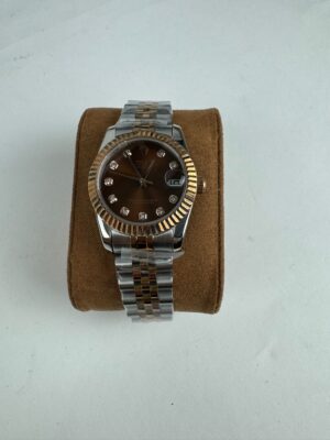 Rolex Lady Datejust Chocolate Diamond Bi Color Rose Gold 31MM AAA