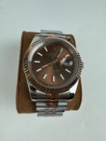 Rolex Datejust Chocolate Bi Color Rose Gold Jubilee 41MM AAA