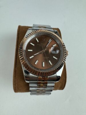 Rolex Datejust Chocolate Bi Color Rose Gold Jubilee 41MM AAA