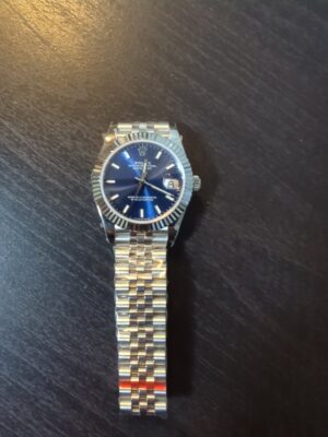 Rolex DateJust Blue Dial Fluted Jubilee 31MM BP