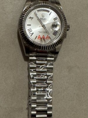 Rolex DayDate Silver Roman 40MM AAA